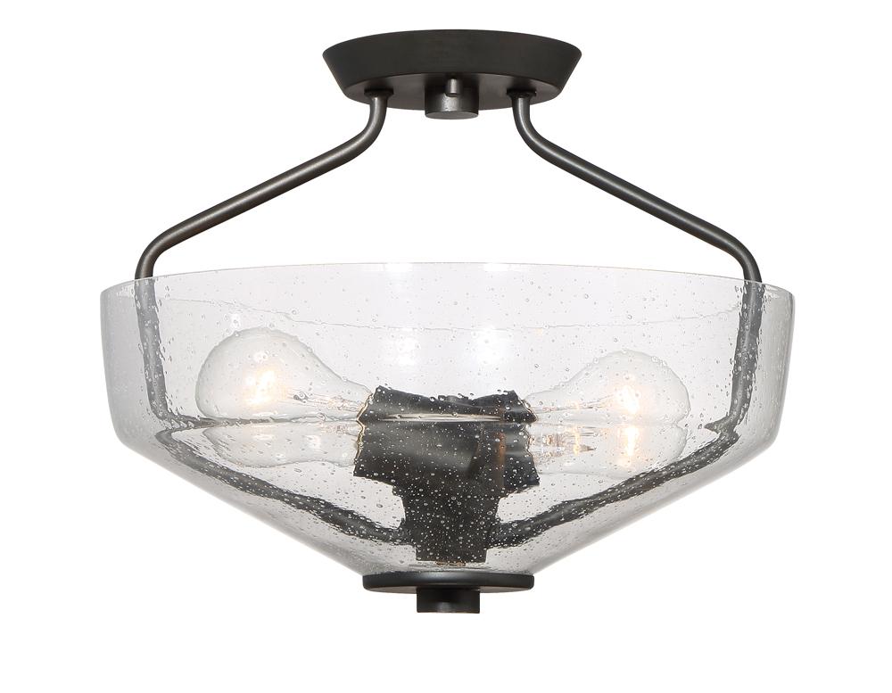 Printers Row Semi-Flush