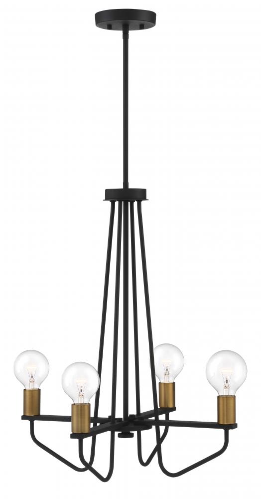 Ravella 19.75" 4-Light Chandelier