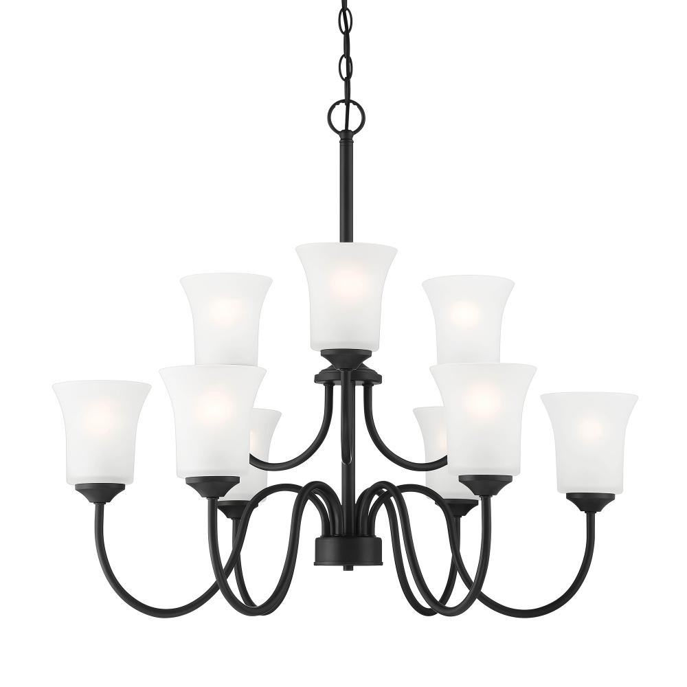 Bronson 30" 9-Light Chandelier