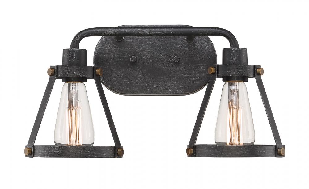 Wicker Park 2 Light Bath Bar Vanity