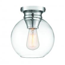 Designers Fountain 1262-CH - Ella 8.25" 1-Light Flush Mount