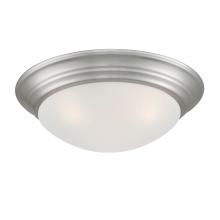 Designers Fountain 1360L-BN - Tap 17" 3-Light Flush Mount