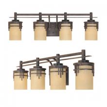 Designers Fountain 82104-WM - Mission Ridge 4 Light Bath Bar