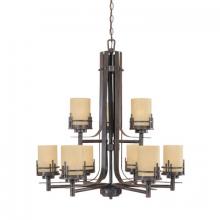 Designers Fountain 82189-WM - Mission Ridge 9 Light Chandelier