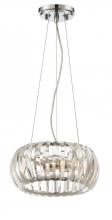 Designers Fountain 90031-CH - Allure 2 Light Pendant/ Semi-Flush