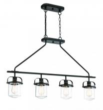 Designers Fountain 90638-ORB - Jaxon 4 Light Linear Chandelier