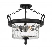 Designers Fountain 92311-NI - Amilla 3 Light Semi-Flush