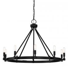 Designers Fountain 92589-BK - Fiora 10 Lt Chandelier