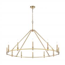 DVI DVP37145BR - CARISBROOKE 50" CHANDELIER, BRASS