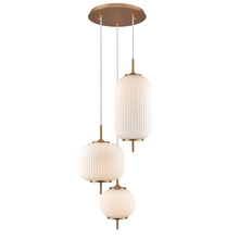 DVI DVP40057BR-RIO - MOUNT PEARL 3LT PENDANT