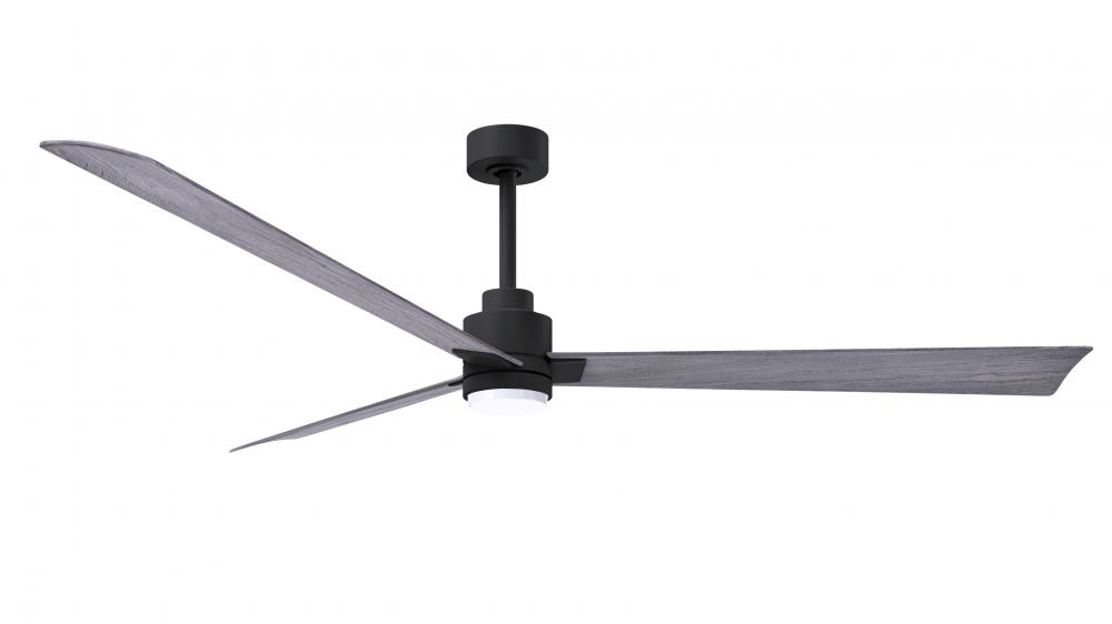 Alessandra-72" Three Blade Transitional Ceiling Fan-5CCT Integrated LED-Matte Black Finish