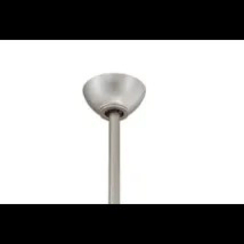 Flat Ceiling Mount for Matthews Gerbar Fans - Brushed Nickel Finish