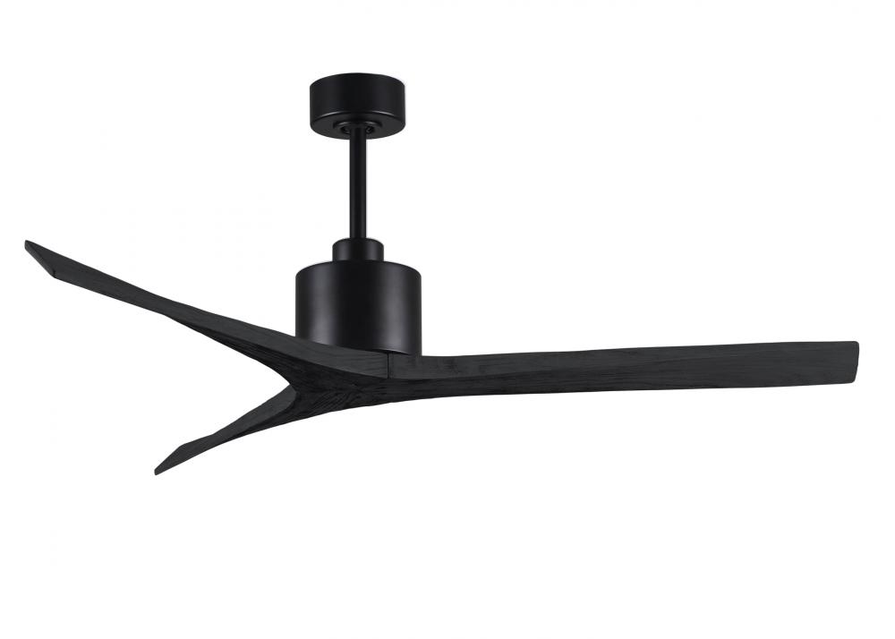 Mollywood - 60" Ceiling Fan - Matte Black Finish - Matte Black Blades