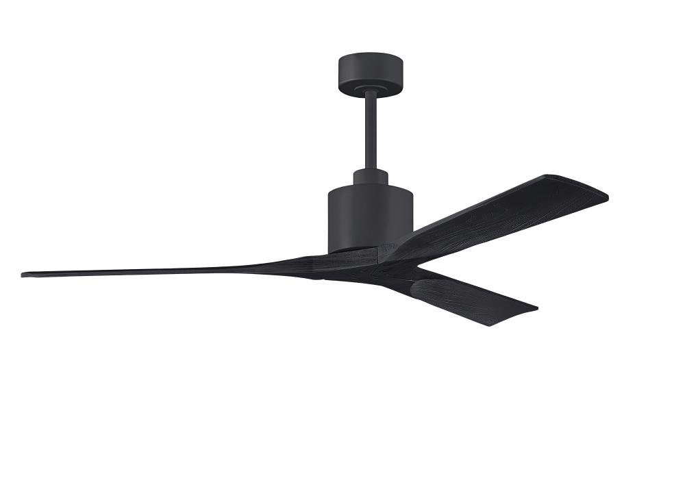 Nan - 60" Ceiling Fan - Matte Black Finish - Matte Black Blades
