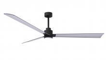 Matthews Fan Company AKLK-BK-BN-72 - Alessandra-72" Three Blade Transitional Ceiling Fan-5CCT Integrated LED-Matte Black Finish