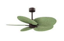 Matthews Fan Company AKTP-TB-PL - Alessandra Tropical - Five Blade Ceiling Fan - Textured Bronze Finish - Palm Leaf Blades
