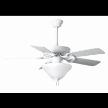 Matthews Fan Company AM-TW-WH-42-LK - America - Ceiling Fan - Made In Taiwan - White - Light Kit - 42" Blades