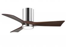 Matthews Fan Company IR3HLK-CR-WA-42 - Irene - 3HLK - Polished Chrome - Walnut Tone Blades - 42" Blades