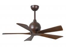 Matthews Fan Company IR5-TB-WA-42 - Irene 5 - Textured Bronze - Walnut Tone Blades - 42" Blades - 10" Downrod