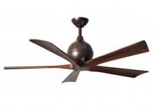 Matthews Fan Company IR5-TB-WA-52 - Irene 5 - Textured Bronze - Walnut Tone Blades - 52" Blades - 10" Downrod