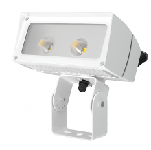 RAB Lighting FFLED26TB55W/480/PCS4 - Flood 3402 Lumens Ffled 26W 5Hx5V 480W swivel photocell 5000K cool led stunnion white