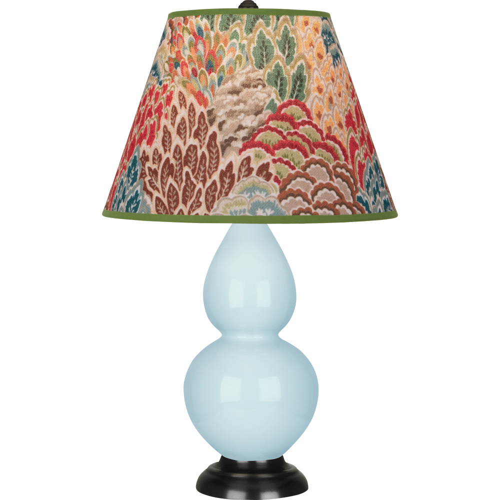 Baby Blue Small Double Gourd Accent Lamp