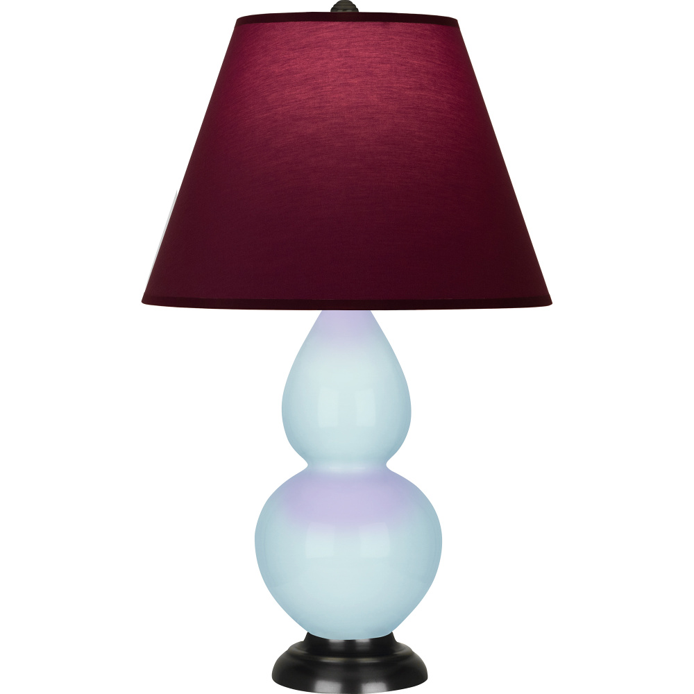 Baby Blue Small Double Gourd Accent Lamp