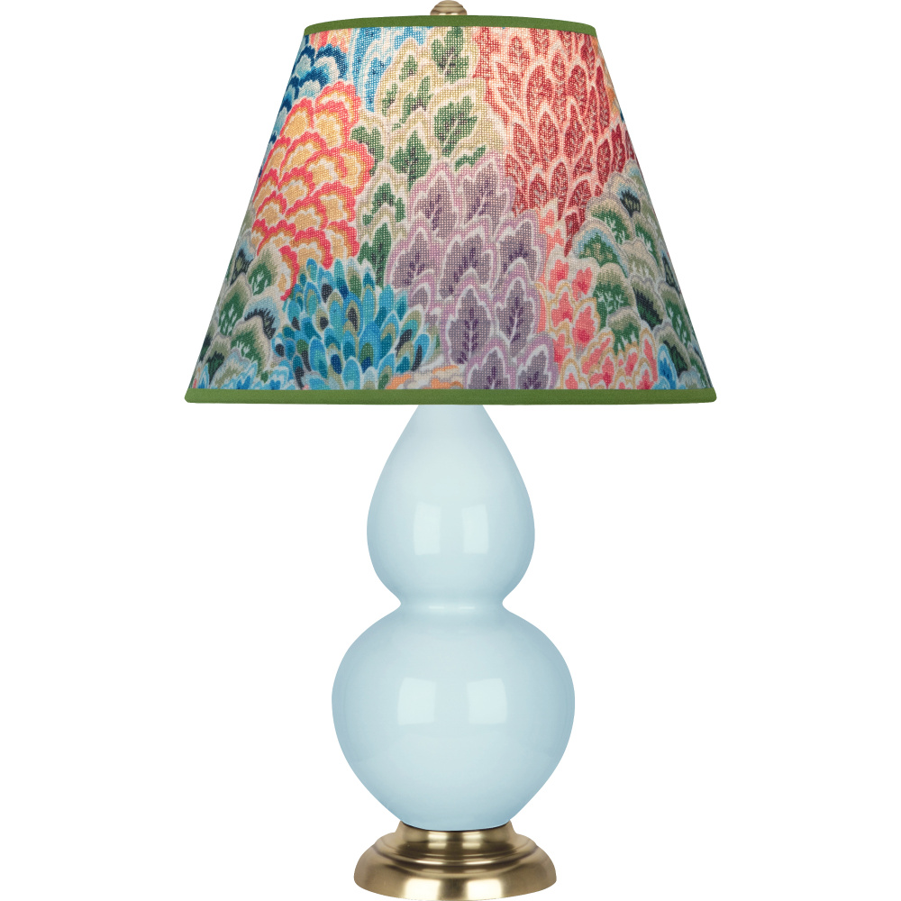 Baby Blue Small Double Gourd Accent Lamp