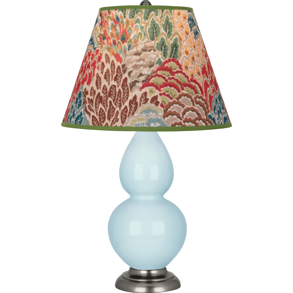 Baby Blue Small Double Gourd Accent Lamp