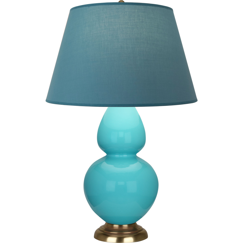 Egg Blue Double Gourd Table Lamp