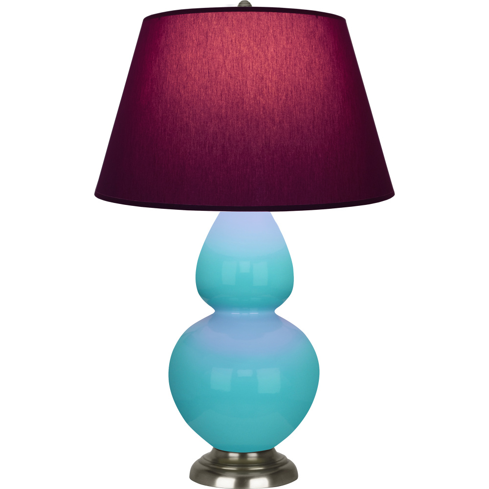 Egg Blue Double Gourd Table Lamp