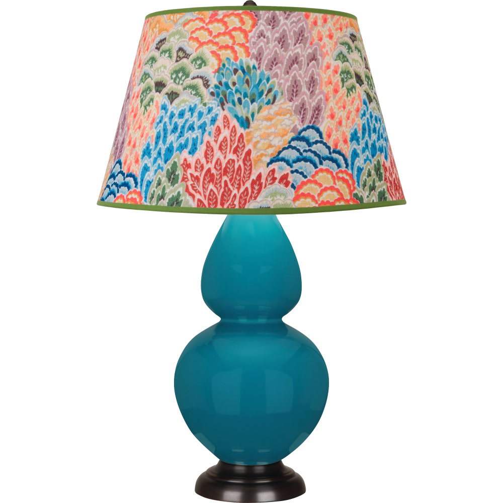 Peacock Double Gourd Table Lamp