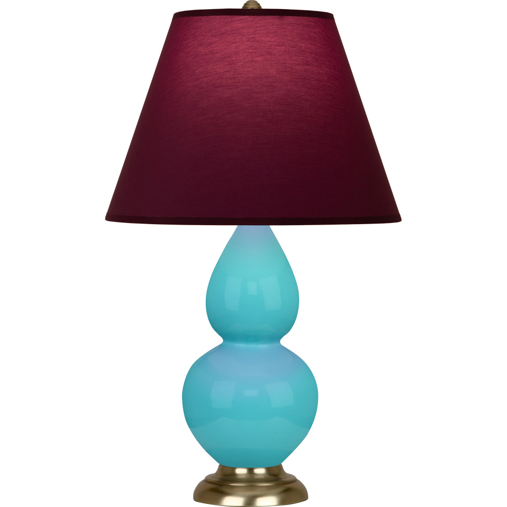 Egg Blue Small Double Gourd Accent Lamp