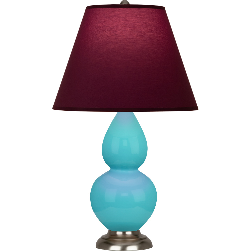 Egg Blue Small Double Gourd Accent Lamp