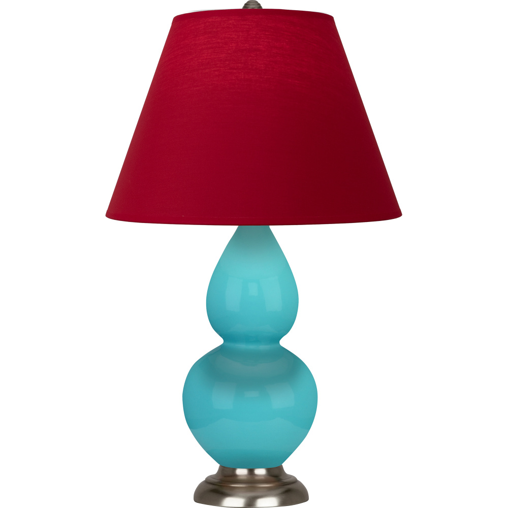 Egg Blue Small Double Gourd Accent Lamp