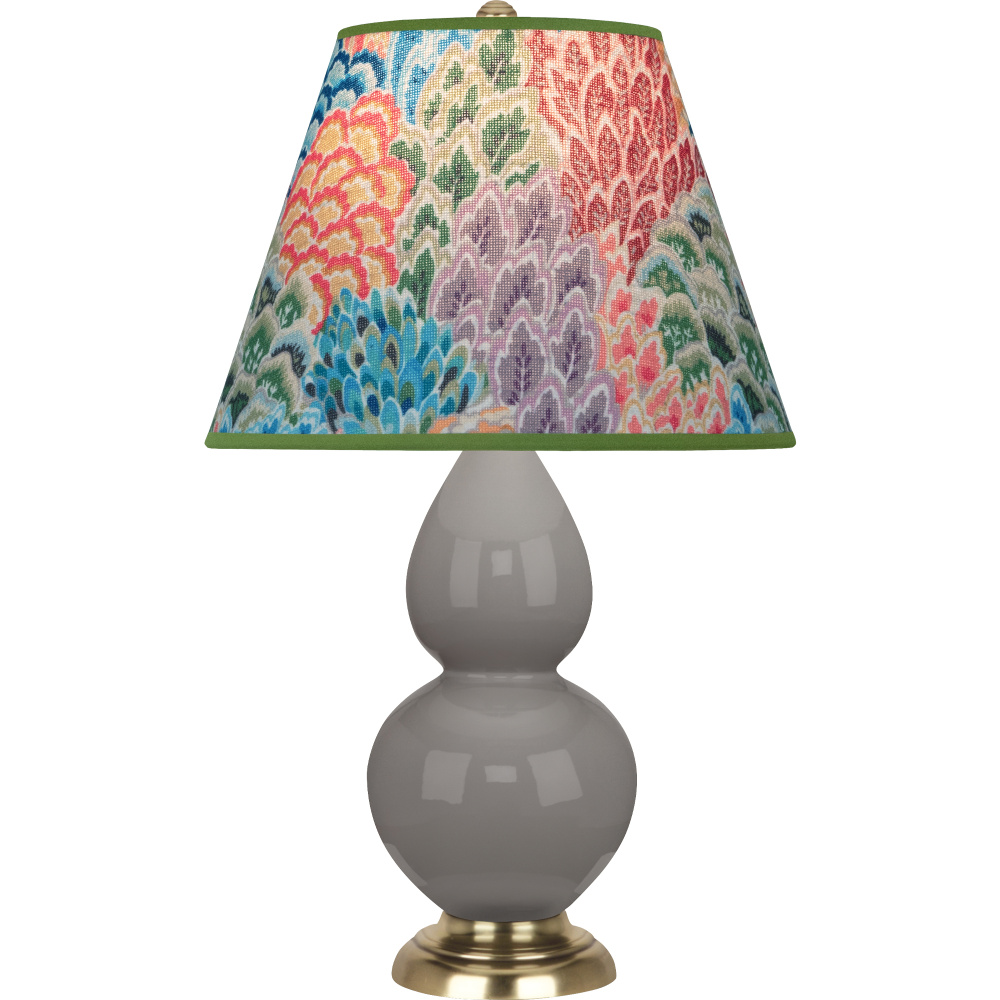 Smokey Taupe Small Double Gourd Accent Lamp