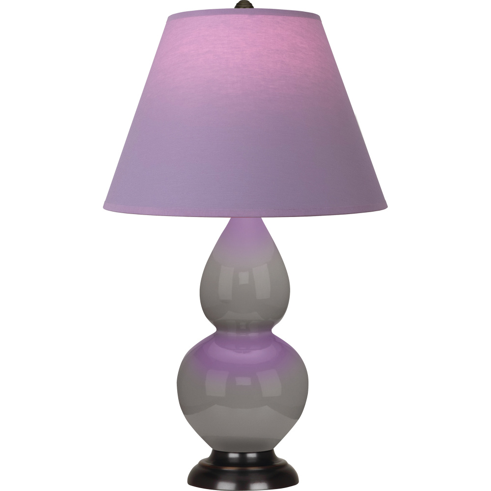 Smokey Taupe Small Double Gourd Accent Lamp