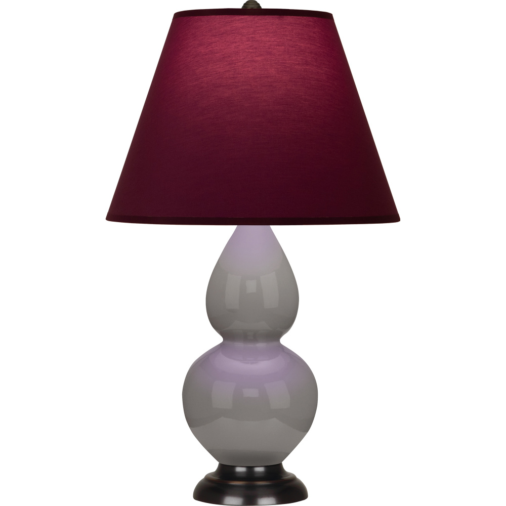 Smokey Taupe Small Double Gourd Accent Lamp