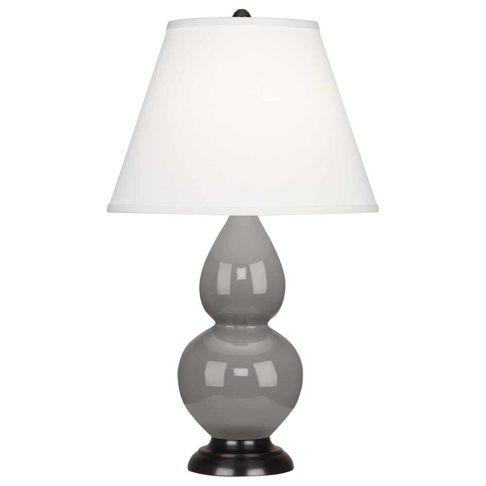 Smokey Taupe Small Double Gourd Accent Lamp