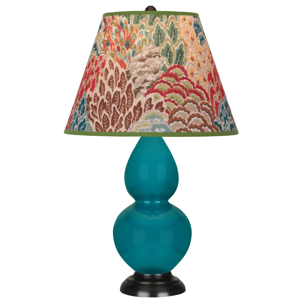 Peacock Small Double Gourd Accent Lamp