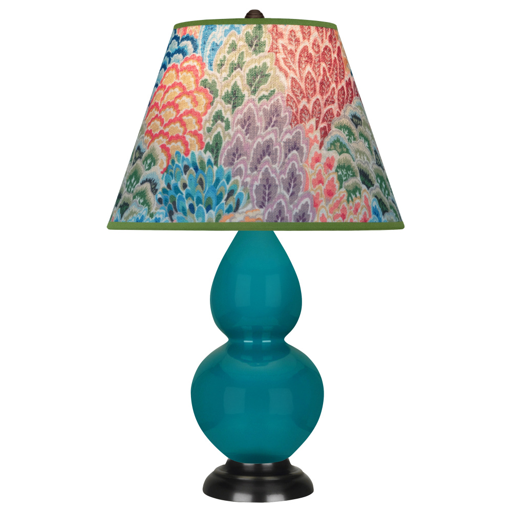 Peacock Small Double Gourd Accent Lamp