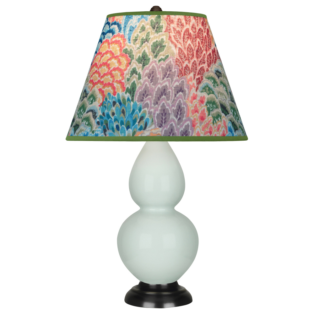 Celadon Small Double Gourd Accent Lamp