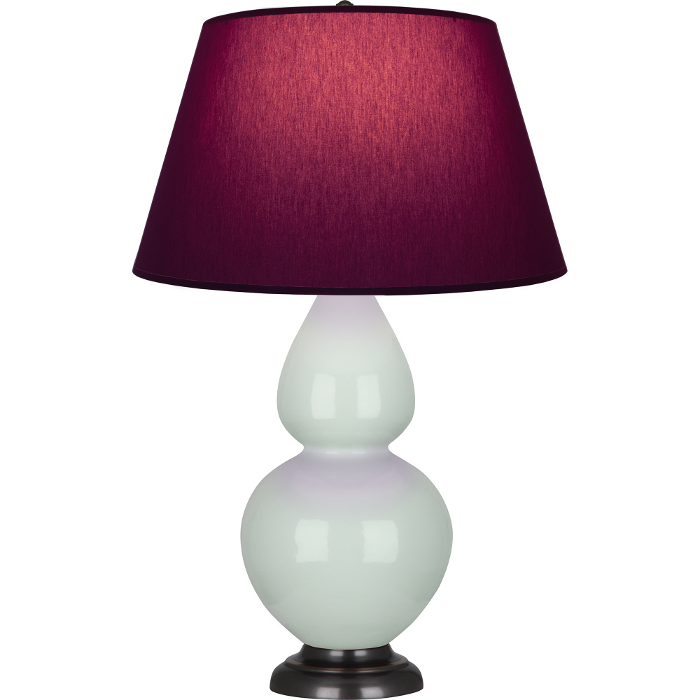 Celadon Double Gourd Table Lamp