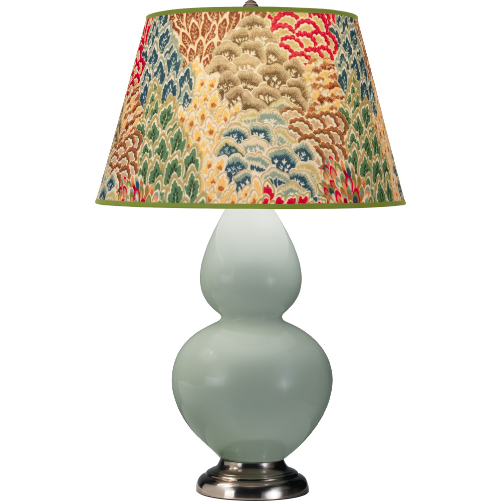 Celadon Double Gourd Table Lamp