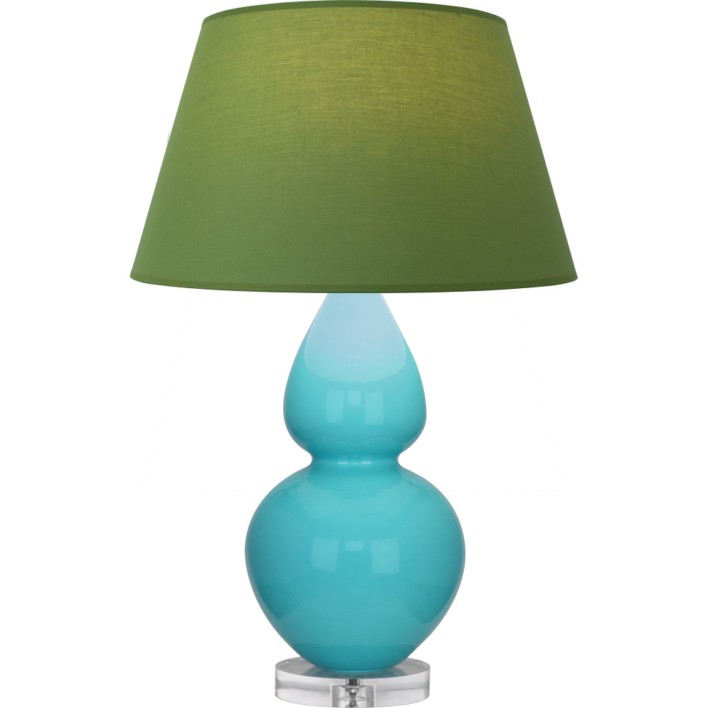 Egg Blue Double Gourd Table Lamp