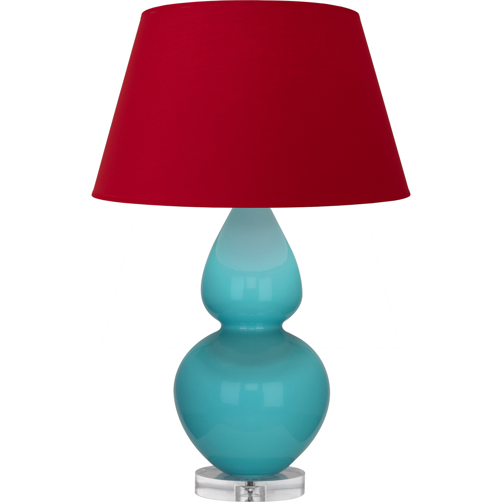 Egg Blue Double Gourd Table Lamp