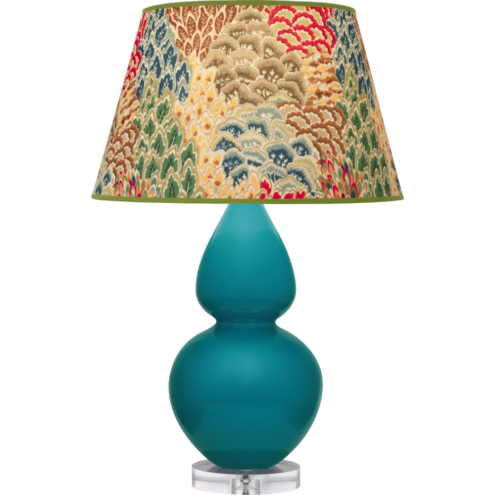 Peacock Double Gourd Table Lamp