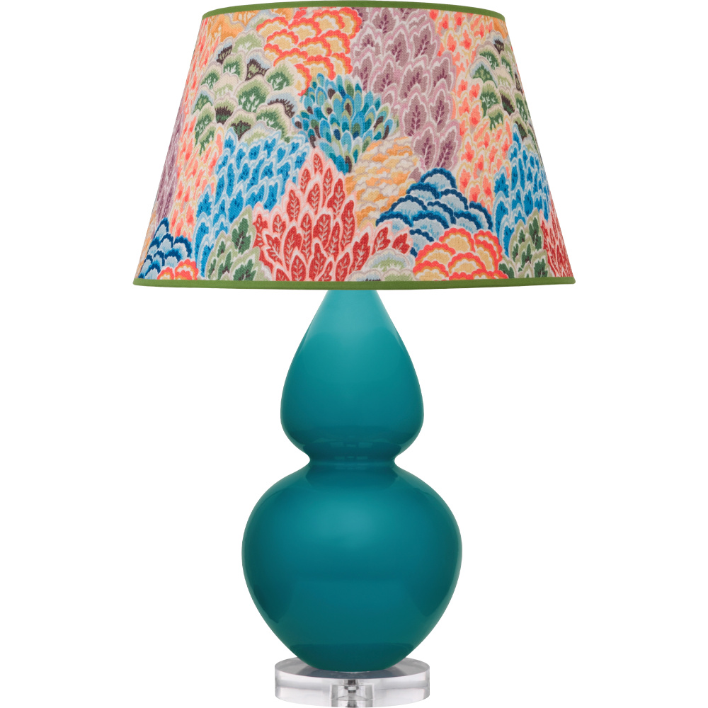 Peacock Double Gourd Table Lamp