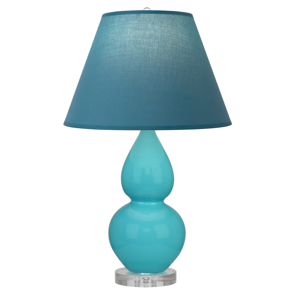 Egg Blue Small Double Gourd Accent Lamp