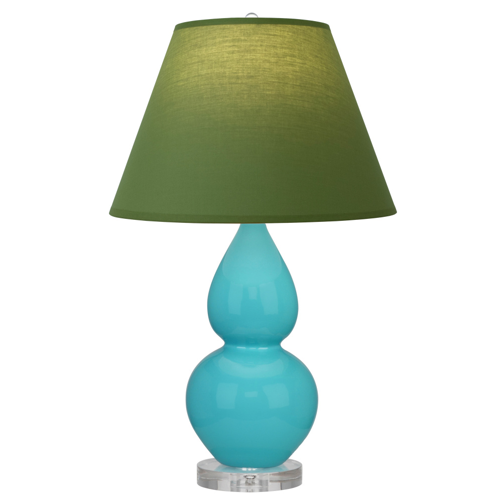 Egg Blue Small Double Gourd Accent Lamp